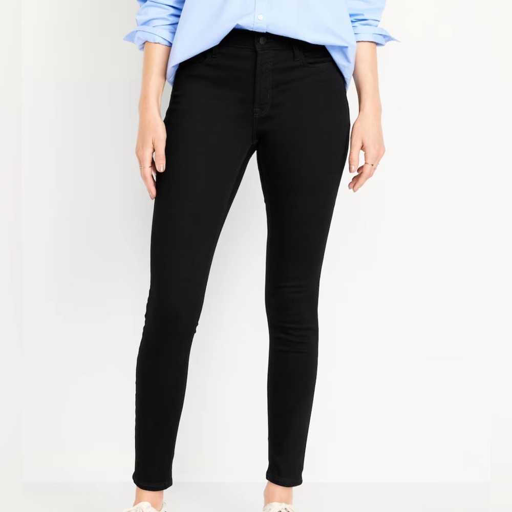 High waisted super skinny jeans
